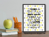 Christian Classroom Decor Encouraging Poster Religious Bul