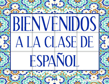 Bienvenidos a clase de español