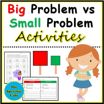 Big Problem Or Small Problem Activities By The Speechie Lady