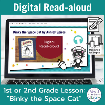 Preview of "Binky the Space Cat" Graphic Novel Read-aloud Activities for Google Slides