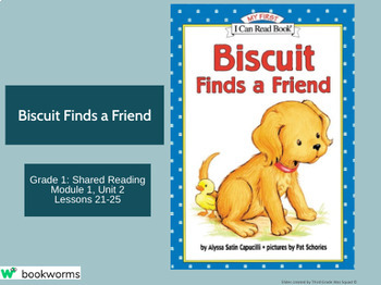 Preview of "Biscuit Finds a Friend" Google Slides- Bookworms Supplement