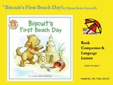 "Biscuit's First Beach Day" Communication Board/Book Compa