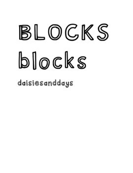 Preview of “Blocks” - Font