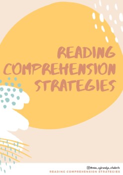 Preview of *Boho Bright Theme* Reading Comprehension Strategies- Posters/ Wall Display