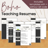 *Boho* Teaching Resume Template | PowerPoint + Google Slid