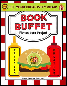 Preview of "Book Buffet" Fun Fiction Book Report | Creative Book Project