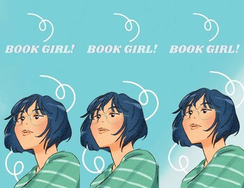 Preview of "Book Girl!" Bookmarks - Printable - Celebrate Women! - Women's History Month