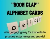 "Boom Clap" Alphabet Cards for Letter Name / Sound Practic