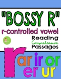 "Bossy R" r-controlled vowel reading comprehension passages
