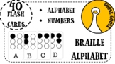 'Braille alphabet' flash cards