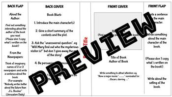 Preview of * Brand New * Editable Book Jacket Project