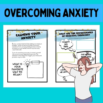 Preview of "Breaking Free: Overcoming Anxiety through This Anxiety Workbook PDF