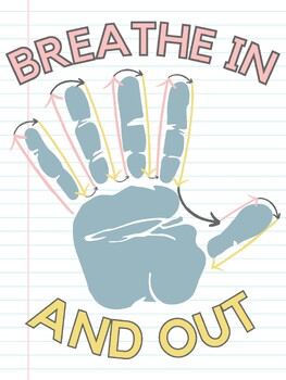Preview of "Breath" Poster – Enhance Mindfulness in the Classroom