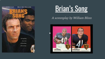 Preview of "Brian's Song" by William Blinn Google Slides Presentation 