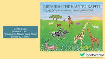 Preview of "Bringing the Rain to Kapiti Plain" Google Slides- Bookworms Supplement