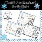 'Build the Number' Math Mats- Winter Theme