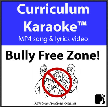 Preview of 'BULLY-FREE ZONE!' (Grades K-7) ~ Curriculum Song Video l Distance Learning