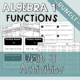 ~Bundle~ Algebra 1 - Functions Activites