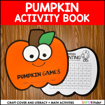 Preview of Pumpkin Craft and Activity Book | Pumpkin Games