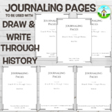 *Bundle* Journaling Pages for use with Draw & Write Throug