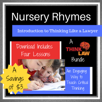 Preview of *Bundle* thinkLaw Nursery Rhyme Four Lesson Bundle