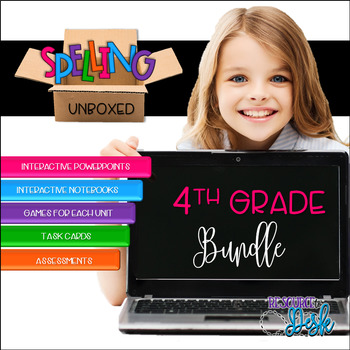 Preview of Spelling Units - 4th Grade BUNDLE