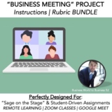 "Business Meeting" Project Bundle - REMOTE LEARNING | ZOOM