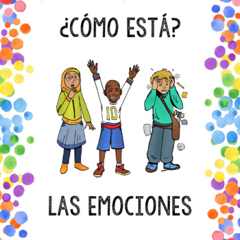 Preview of ¿Cómo Está? Emotions/Conditions Google Slides