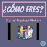 ¿Cómo eres? Vocabulary Digital Mystery Picture
