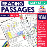Reading Passages - Read and Graph Silly Set 2