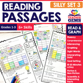 Reading Passages - Read and Graph Silly Set 3