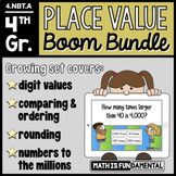 4th Grade Place Value Self-checking Boom Cards | Distance 