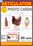 */CH/ Articulation 60 Photo Flash Cards : Speech Therapy