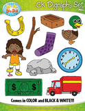 -CK Digraphs Words Clipart {Zip-A-Dee-Doo-Dah Designs}