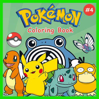 Preview of [COLORING BOOK] - Pokemon Coloring Pages Volume #4, 103 Pages