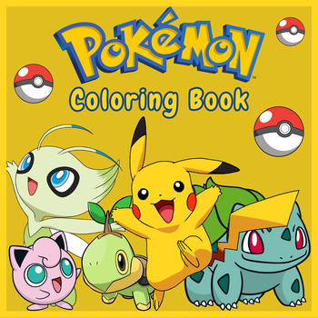 Preview of [BUNDLE] - Pokemon Coloring pages - Included 7 Volumes