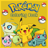 [BUNDLE] - Pokemon Coloring pages - Included 7 Volumes