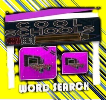 Preview of "COOL SCHOOL TOOLS"  {Word Search}