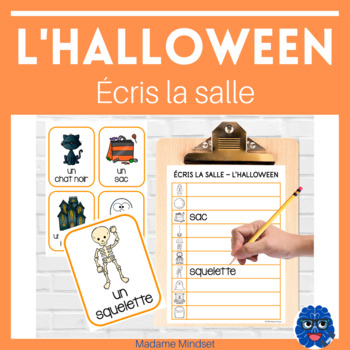 Preview of ÉCRIS LA SALLE L'HALLOWEEN - Write the room Halloween (FRENCH)