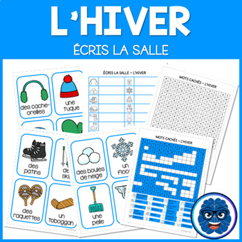Preview of ÉCRIS LA SALLE: L'HIVER - Write the room: Winter (FRENCH)