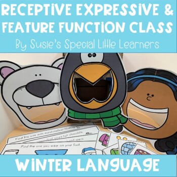 Preview of WINTER FEATURE FUNCTION CLASS FOR PRESCHOOL SPECIAL ED & SPEECH