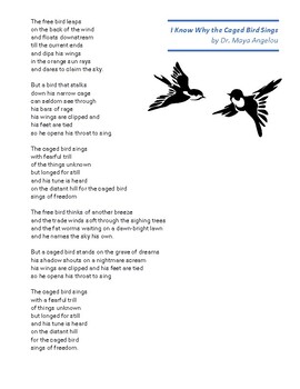 the caged bird poetry essay