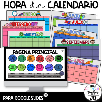 Calendario Digital Interactivo para ActivInspire