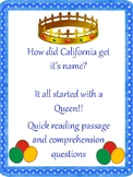 *California History - How did the state of California get 