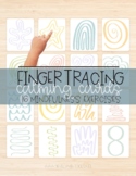 ** Calm Down Cards Finger Tracing Mindfulness Exercises fo