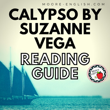 Preview of "Calypso" by Suzanne Vega Reading Analysis Questions and Graphic Organizer