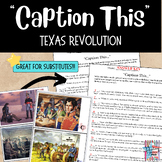 "Caption This..."- Texas Revolution Scavenger Hunt, Activi