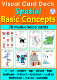 Spatial Prepositions ~ 72 Cards with Visuals Basic Concept