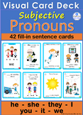 PRONOUNS 42 Cards with Visuals