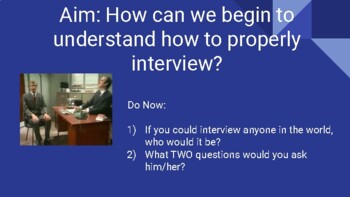 Preview of (Career Class) Interview Skills Powerpoint and Packet
